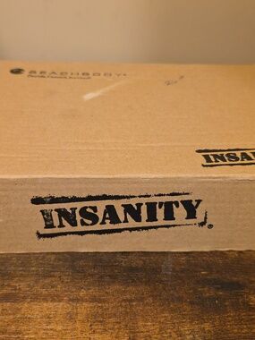 Beachbody Insanity Cardio Program Box - Brown Kraft with Black Logo